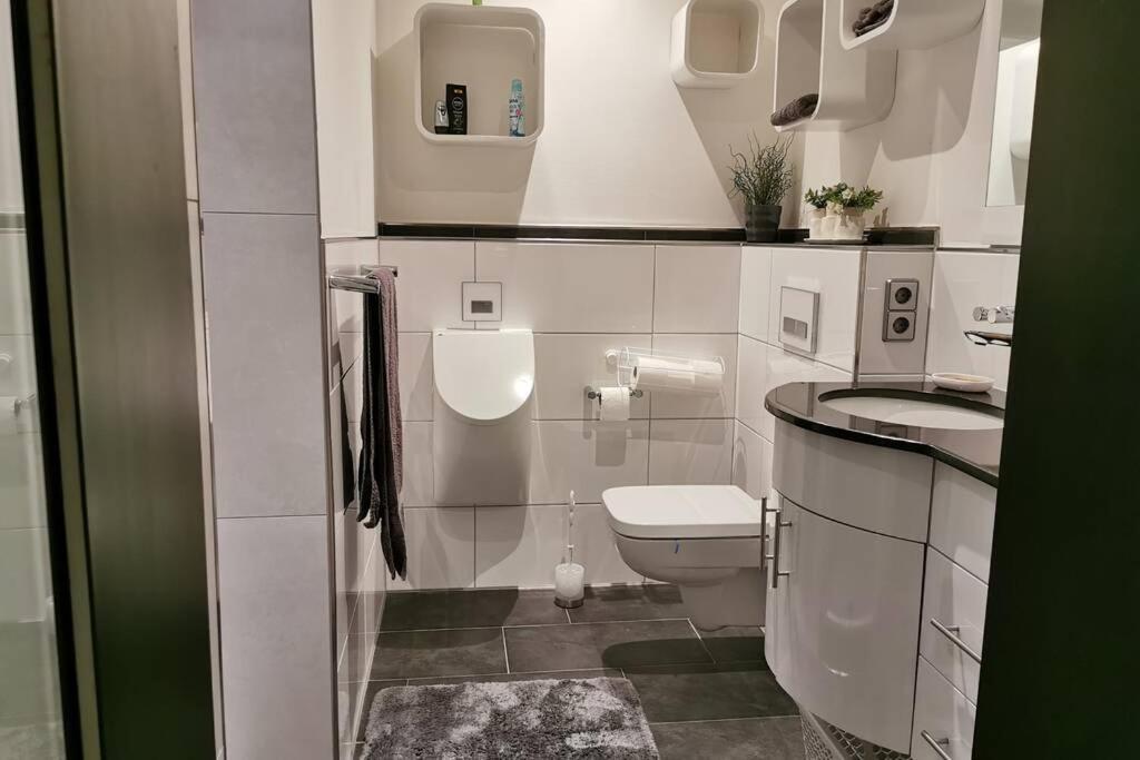 Schoene Ferien- Oder Monteurwohnung "Ausblick Storchennest" Schermbeck Eksteriør bilde